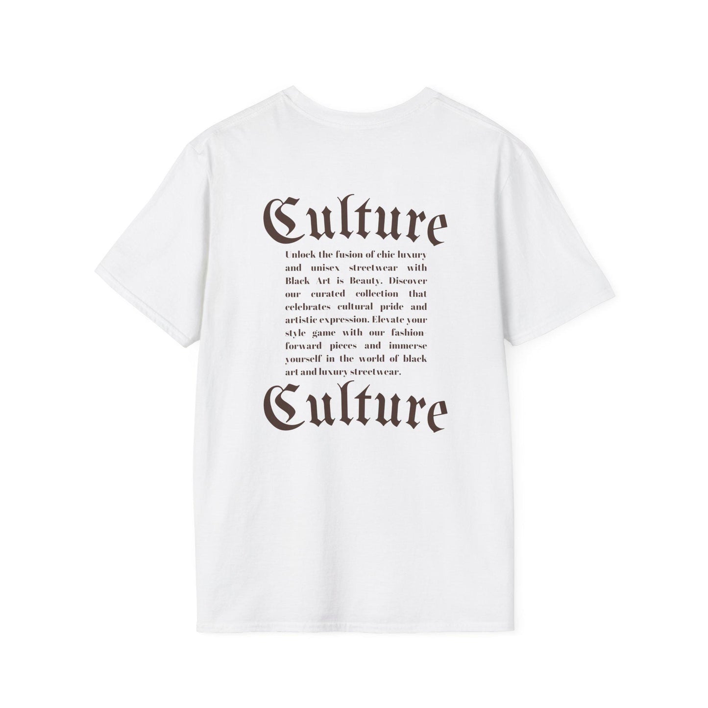 Cultural Expression Softstyle T-Shirt, Unisex Graphic Tee, Streetwear T-Shirt, Gift for Art Lovers, Everyday Casual Wear