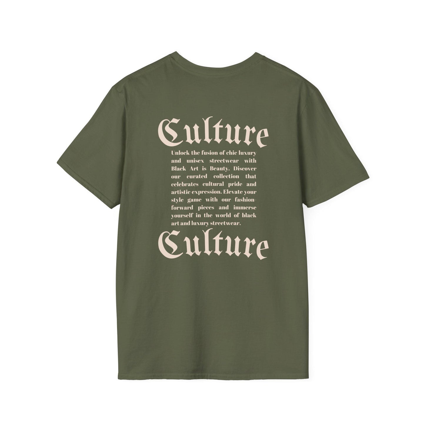 Cultural Expression Softstyle T-Shirt, Unisex Graphic Tee, Streetwear T-Shirt, Gift for Art Lovers, Everyday Casual Wear