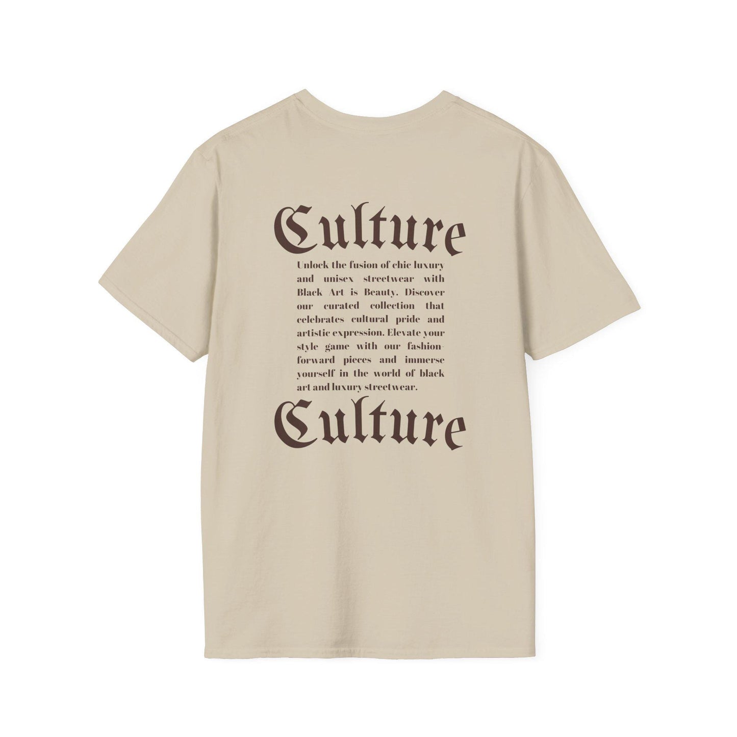 Cultural Expression Softstyle T-Shirt, Unisex Graphic Tee, Streetwear T-Shirt, Gift for Art Lovers, Everyday Casual Wear