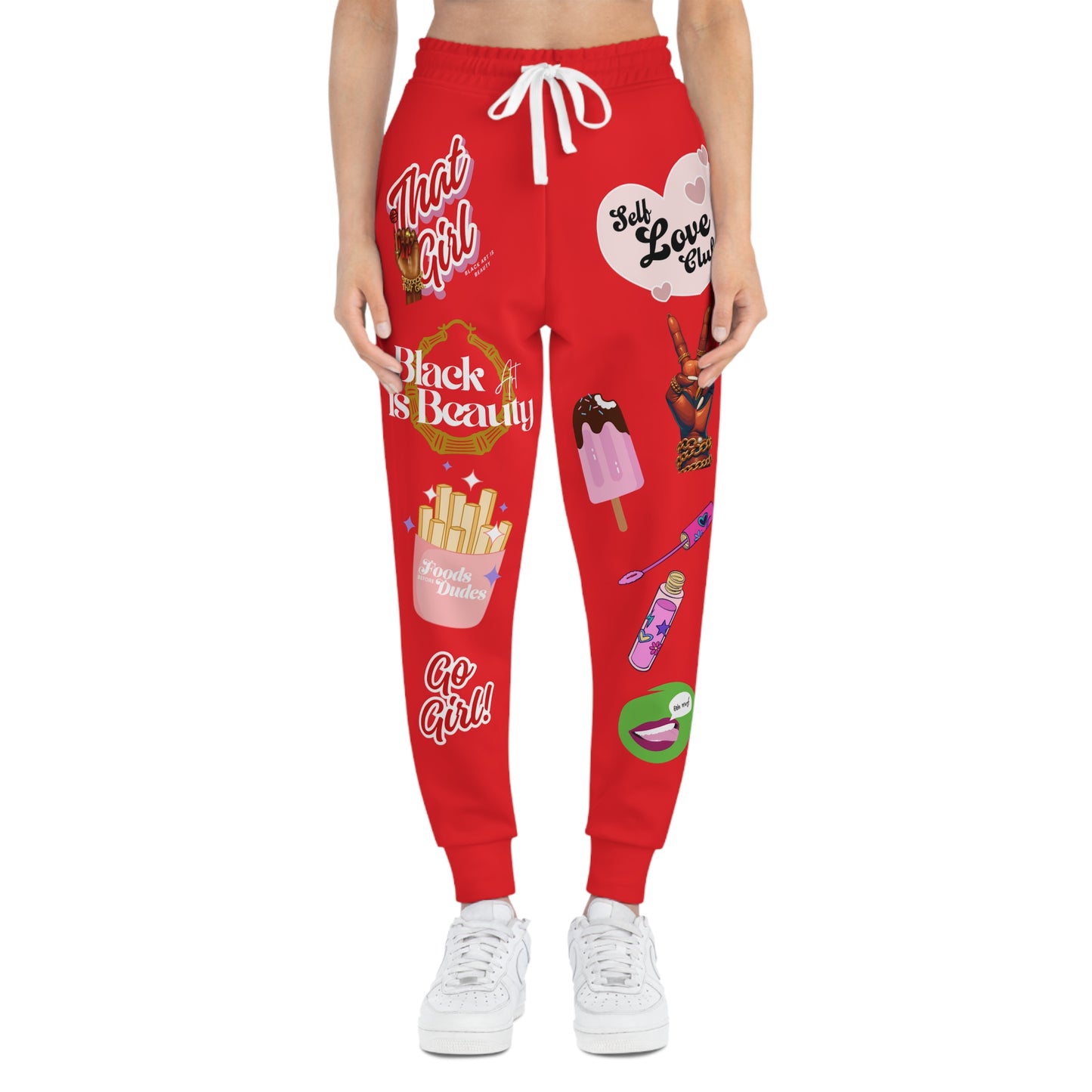 That girl Trendy Graphic icon Joggers for Girls, Fun Joggers, Casual Streetwear, Cool Activewear, Gifts for Her, Stylish Lounge Pants