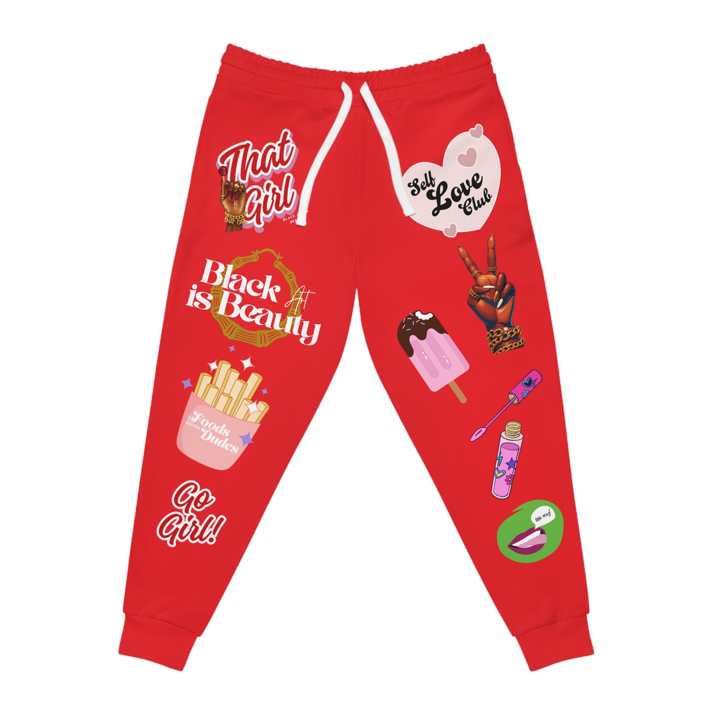 That girl Trendy Graphic icon Joggers for Girls, Fun Joggers, Casual Streetwear, Cool Activewear, Gifts for Her, Stylish Lounge Pants