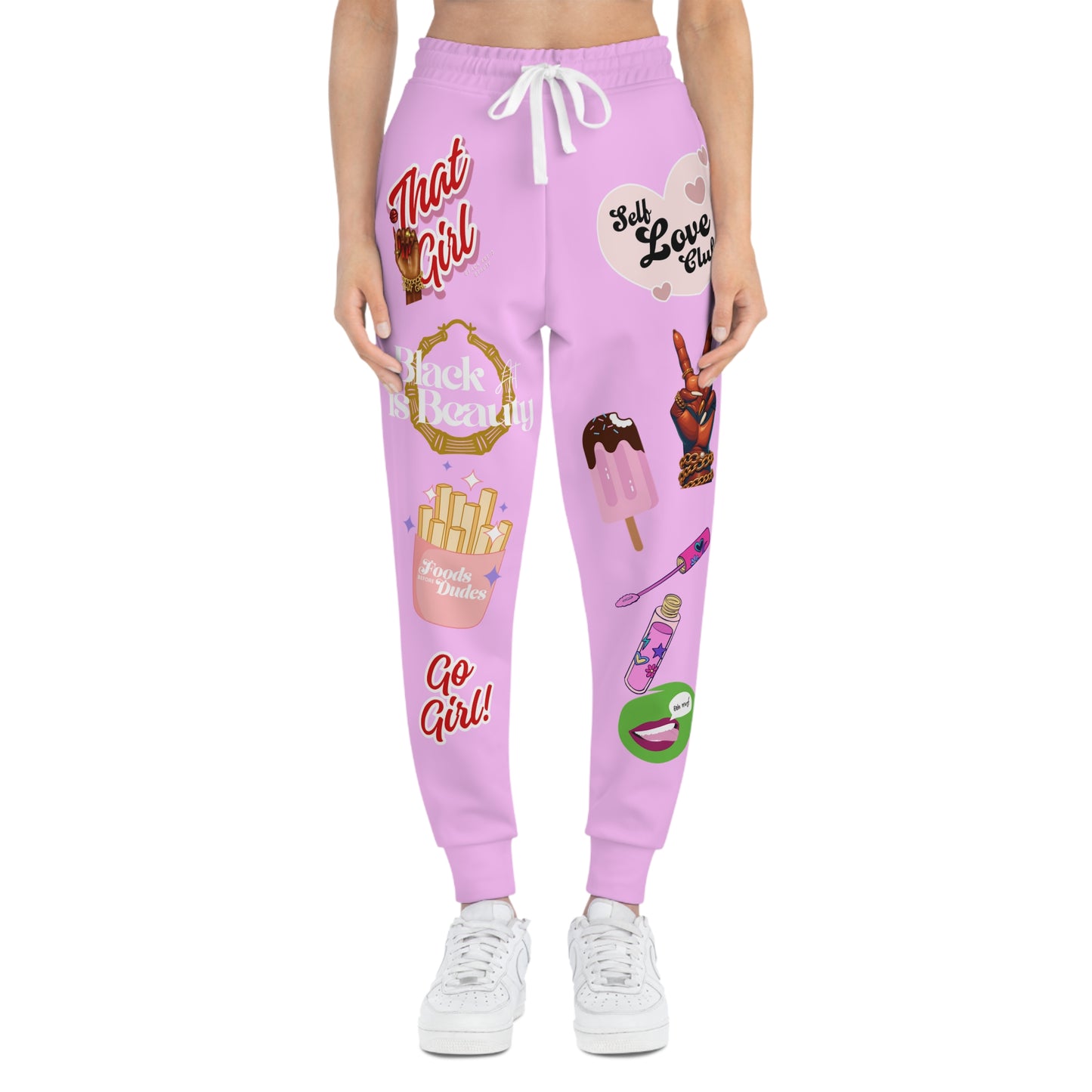 That girl Trendy Graphic icon Joggers for Girls, Fun Joggers, Casual Streetwear, Cool Activewear, Gifts for Her, Stylish Lounge Pants