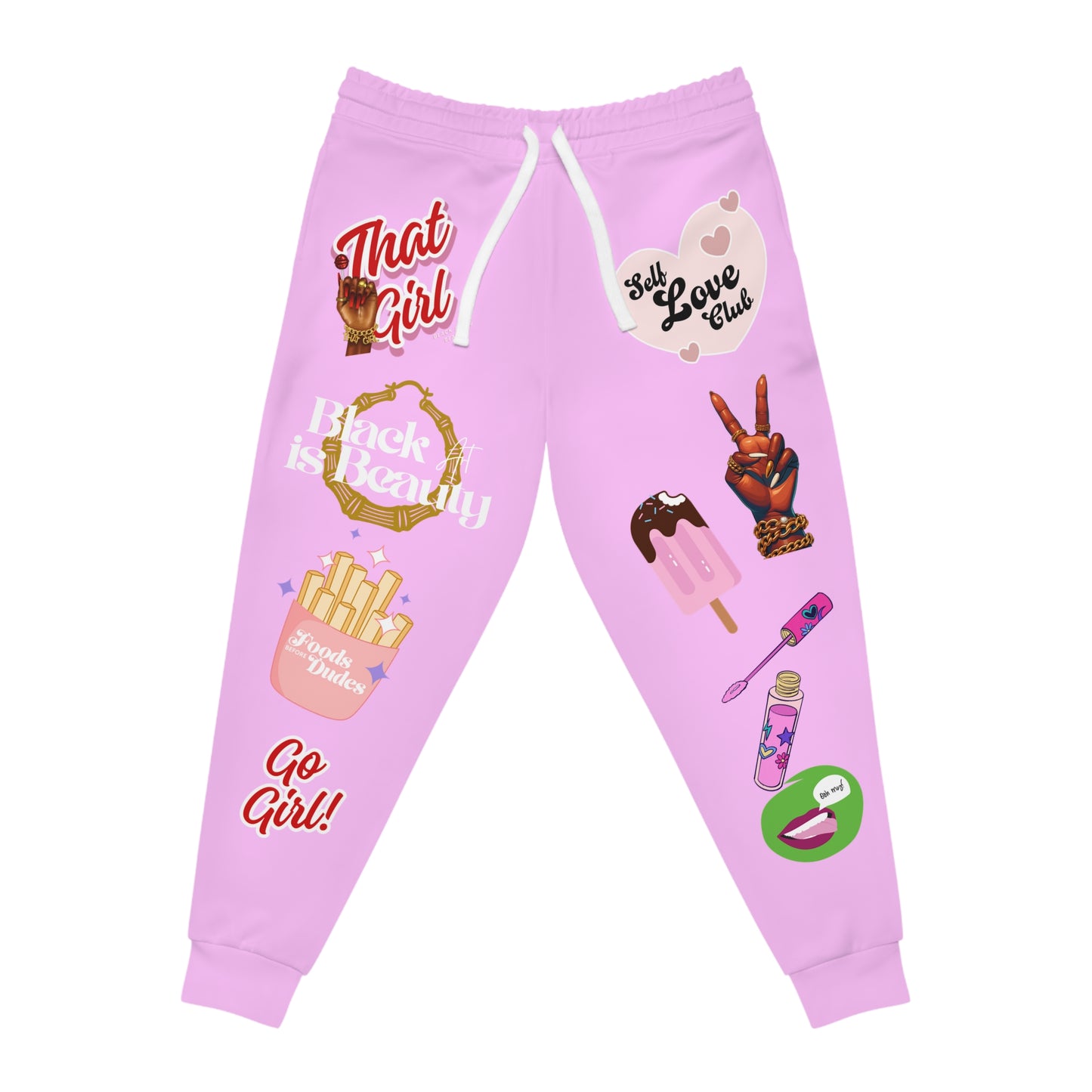 That girl Trendy Graphic icon Joggers for Girls, Fun Joggers, Casual Streetwear, Cool Activewear, Gifts for Her, Stylish Lounge Pants