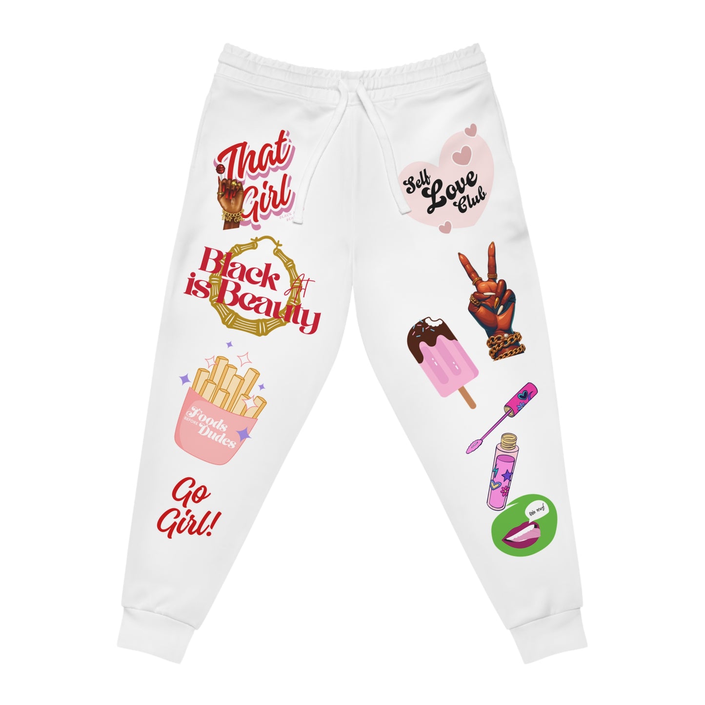 That girl Trendy Graphic icon Joggers for Girls, Fun Joggers, Casual Streetwear, Cool Activewear, Gifts for Her, Stylish Lounge Pants