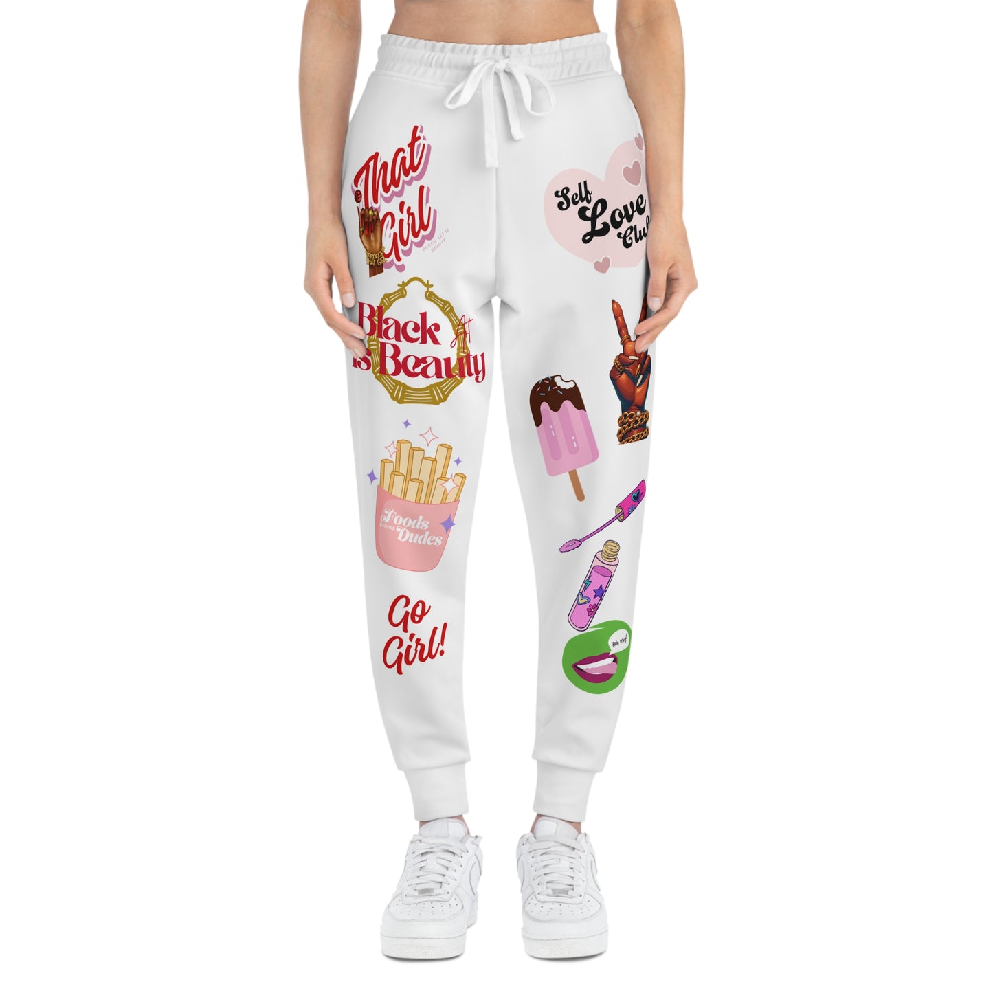 That girl Trendy Graphic icon Joggers for Girls, Fun Joggers, Casual Streetwear, Cool Activewear, Gifts for Her, Stylish Lounge Pants