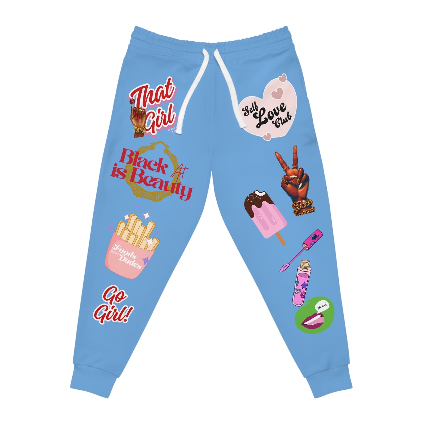 That girl Trendy Graphic icon Joggers for Girls, Fun Joggers, Casual Streetwear, Cool Activewear, Gifts for Her, Stylish Lounge Pants