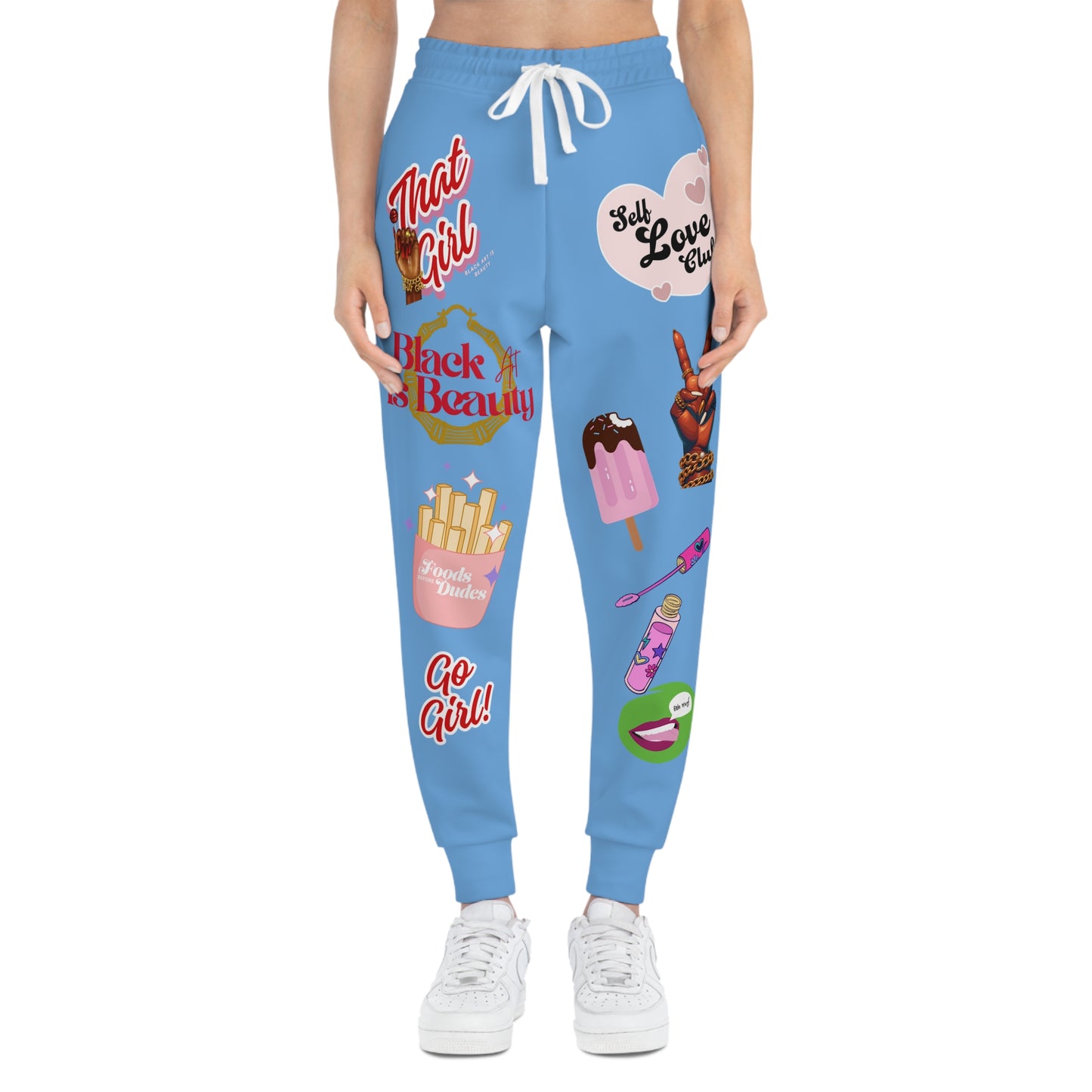 That girl Trendy Graphic icon Joggers for Girls, Fun Joggers, Casual Streetwear, Cool Activewear, Gifts for Her, Stylish Lounge Pants