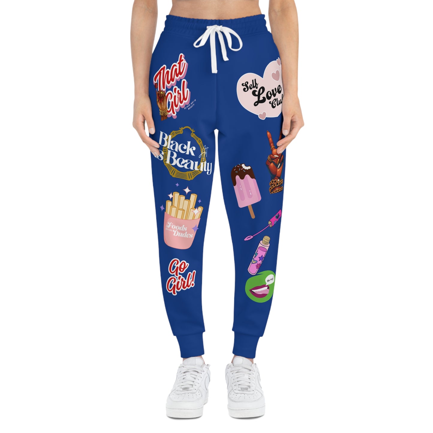 That girl Trendy Graphic icon Joggers for Girls, Fun Joggers, Casual Streetwear, Cool Activewear, Gifts for Her, Stylish Lounge Pants