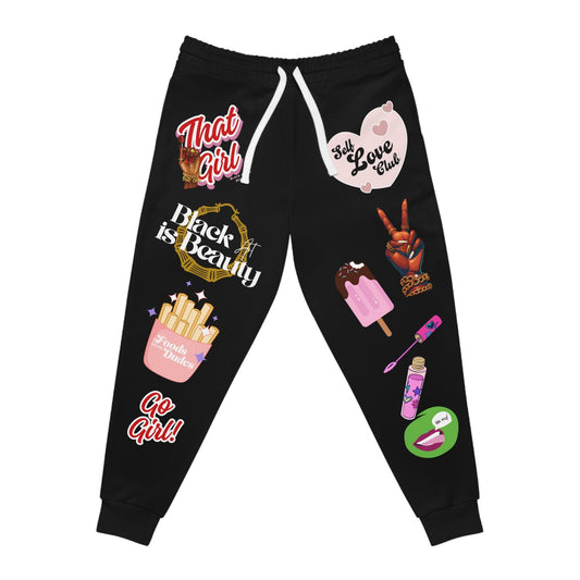 That girl Trendy Graphic icon Joggers for Girls, Fun Joggers, Casual Streetwear, Cool Activewear, Gifts for Her, Stylish Lounge Pants