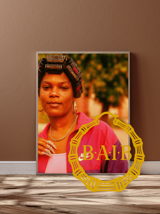 That girl era: For China black woman photography poster