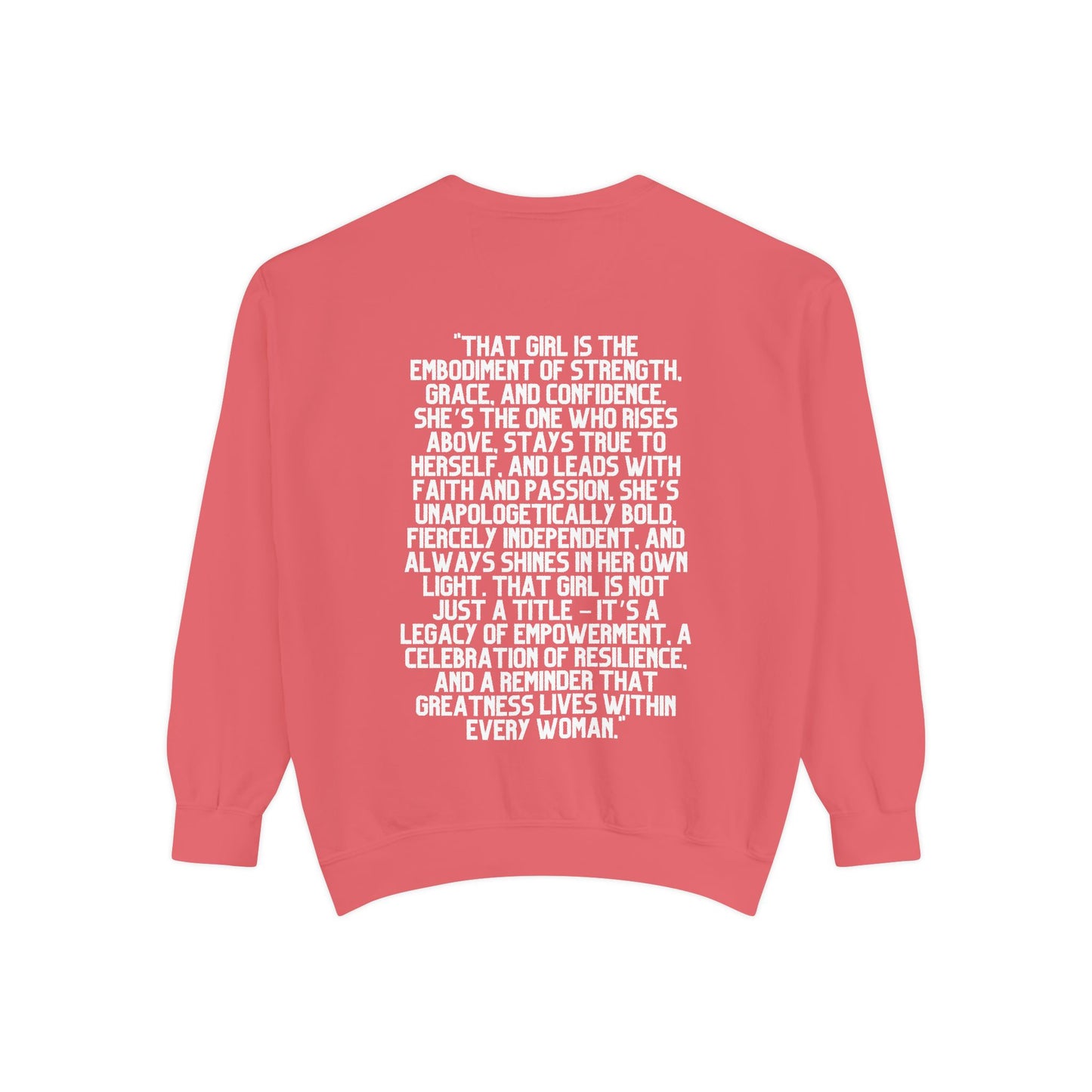 That Girl Graphic Sweatshirt | Heavy Blend Crewneck for Black Women | Empowering Black Girl Magic | Cozy, Faith & Success-Inspired Apparel (Copy)