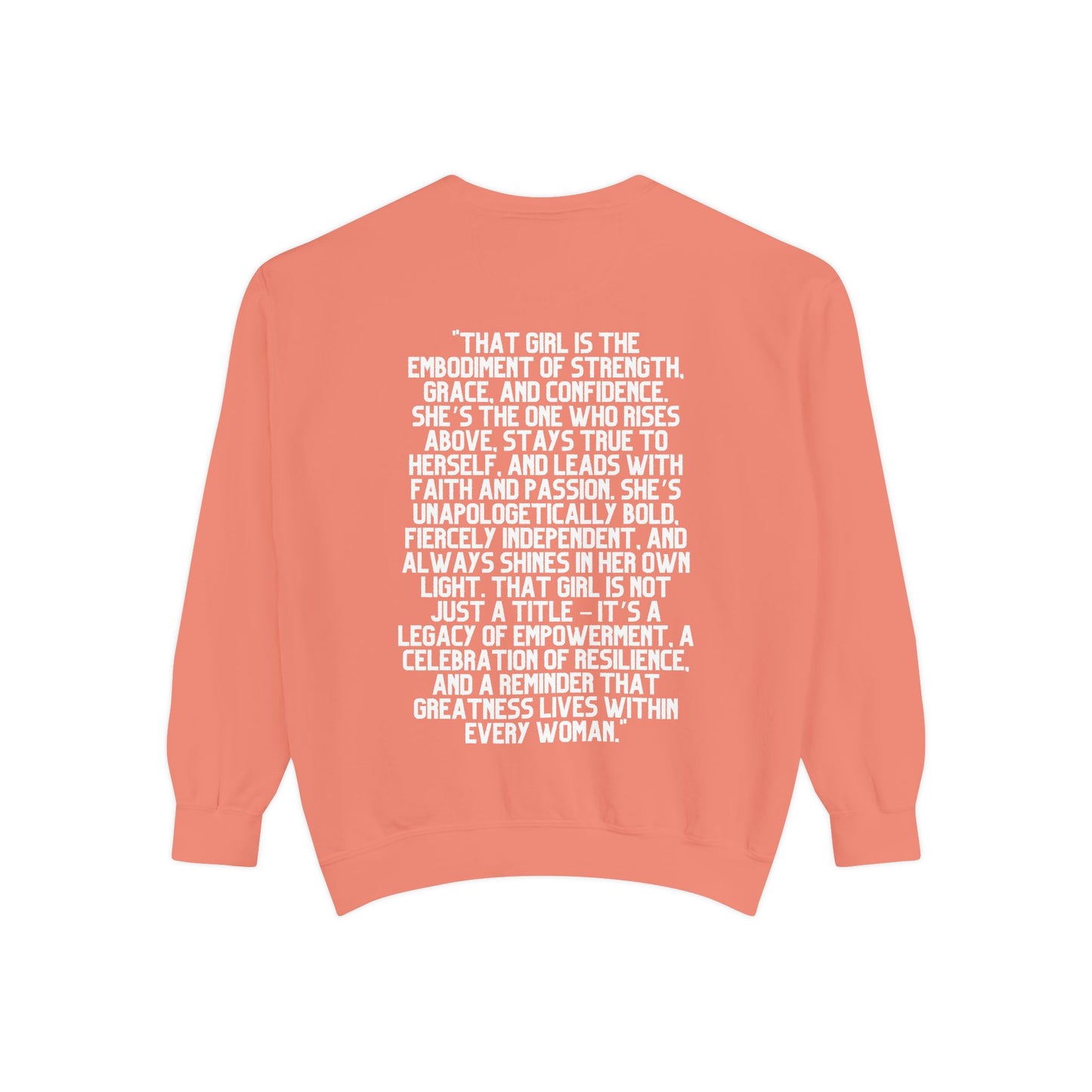 That Girl Graphic Sweatshirt | Heavy Blend Crewneck for Black Women | Empowering Black Girl Magic | Cozy, Faith & Success-Inspired Apparel (Copy)