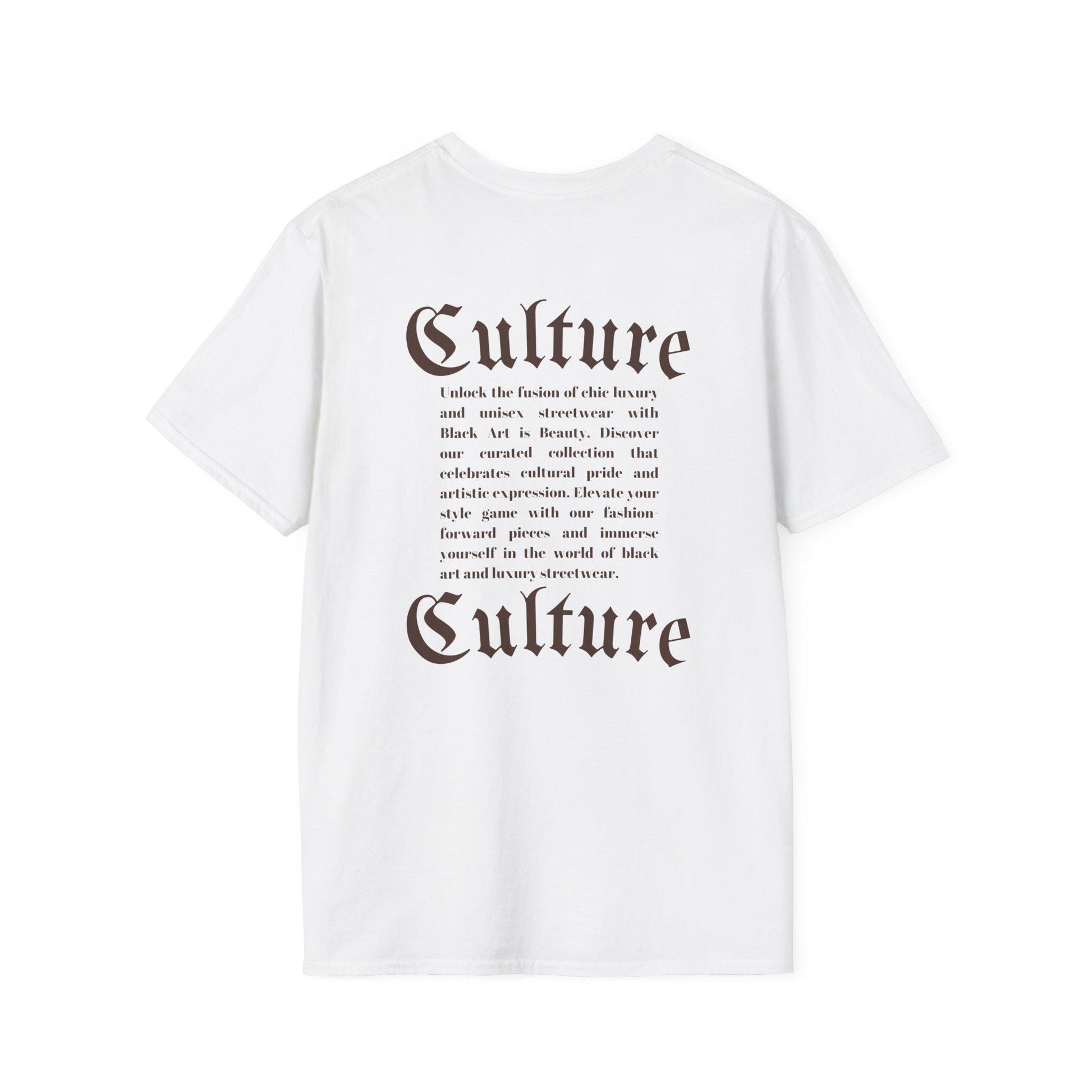 Cultural Expression Softstyle T-Shirt, Unisex Graphic Tee, Streetwear T-Shirt, Gift for Art Lovers, Everyday Casual Wear
